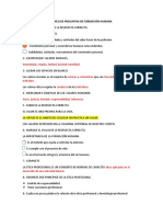 BANCO DE PREGUNTAS DE FORMACIÓN HUMANA