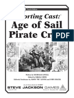 GURPS 4th - Supporting Cast - Age of Sail Pirate Crew