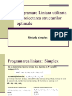 Predimensionarea-VariantaCadreCuArticulatii Instantanee Programare Liniara