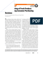 Choices: Direct Marketing of Fresh Produce: Understanding Consumer Purchasing Decisions