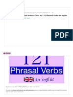 121 Phrasal Verbs_ Explicación YTraducciones (Guía Estudio)