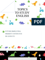Topics To Study English
