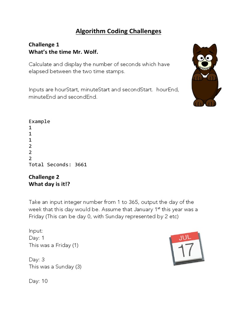 Algorithm Coding Challenges | PDF | Algorithms And Data Structures ...