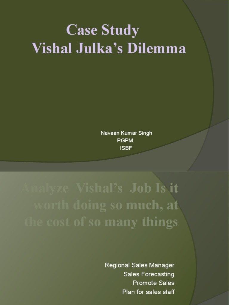 Case Study | PDF | Sales | Market (Economics)
