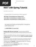 REST With Spring Tutorial - Baeldung