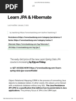 Learn JPA & Hibernate - Baeldung