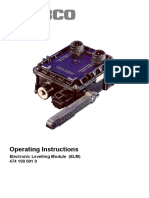 Operating Instructions: Electronic Levelling Module (ELM) 474 100 001 0