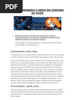 Depoimento sobre a Síndrome de Guillain Barré