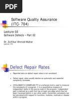 Software Quality Assurance (ITC-704)