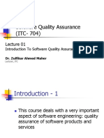 Introduction To Software Quality Assurance