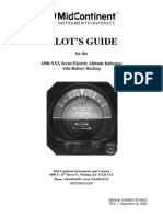 Pilot'S Guide: For The 4300-XXX Series Electric Attitude Indicator With Battery Backup