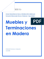 Fichas Pedagogicas, Muble y Terminaciones en Madera