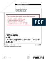 Data Sheet: HEF40373B MSI