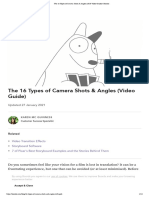 The 16 Types of Camera Shots & Angles (2020 Video Guide) - Boords