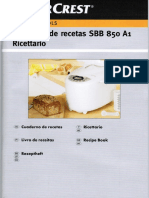 244012731 Maquina de Pao Silvercrest LIDL Livro de Receitas PT