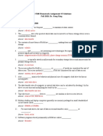 CIS 5100 Homework Assignment #3 Solutions Fall 2020, Dr. Song Xing