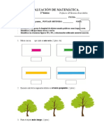 EVALUACIÓN DE MATEMÁTICA