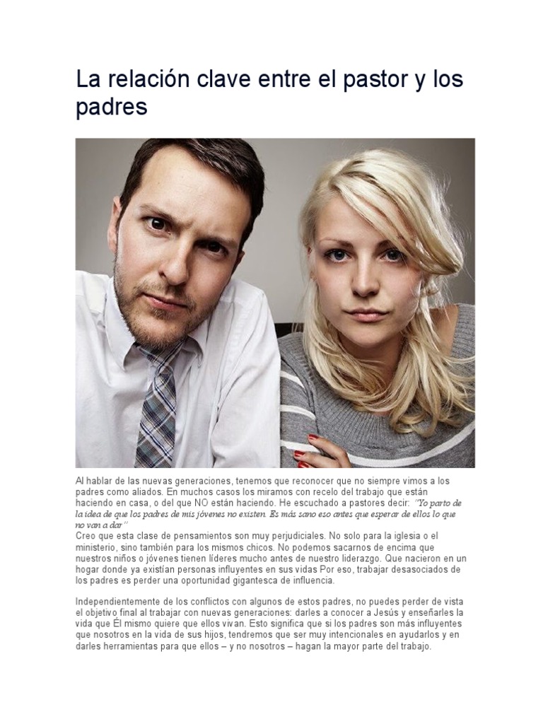 La Influencia de Padres y Pastores | PDF | Ismael | Jesús