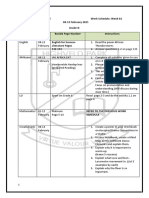 Highveld Park High School Work Schedule: Week 02 08-12 February 2021 Grade 8: Subject Date Book& Page Number Instructions