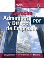 Derecho: Administración y Dirección de Empresas