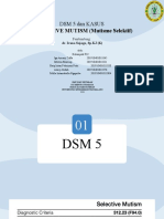 Selective Mutism - F32 UMM