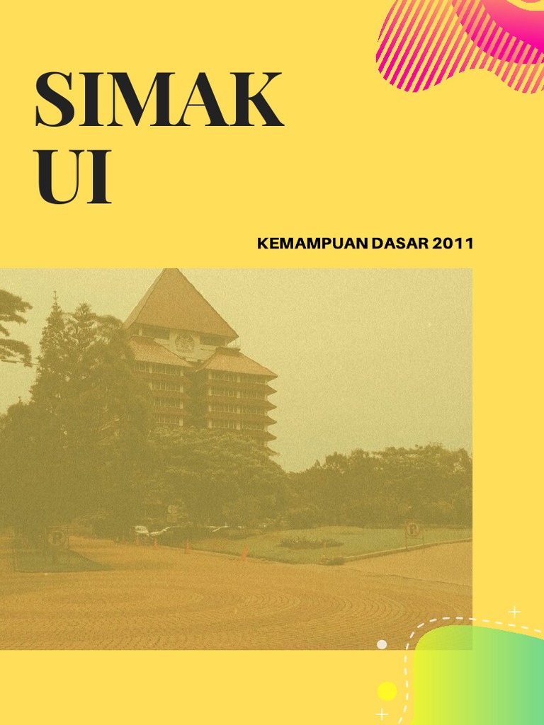 Maklumat Ujian SIMAK UI 2011 | PDF