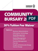 Community Bursary 2011