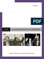 Apuntes 2012. Tema 12 gobiernos democráticos 1979-2000