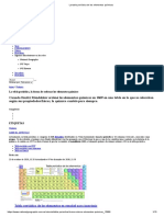 La Tabla Periódica de Los Elementos Químicos