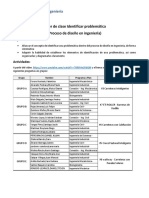 Taller de Clase Identificar Problemática (Proceso de Diseño en Ingeniería)