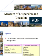 Measure of Dispersion and Location
