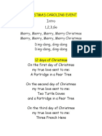 Lyrics For Christmas Caroling