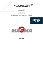 Magmasoft: Magmacoat Simulation of Die Cooling by Coating