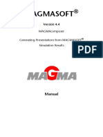 Magmasoft: Magmacomposer Generating Presentations From Magmasoft Simulation Results