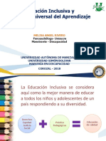 Educación Inclusiva y El Diseño Universal Del Aprendizaje: Melisa Angel Rivero