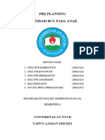 Pre Planning Lab - Imunisasi BCG