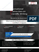 Scientific Writing Brochure
