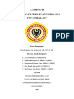 AUDITING II Kel. 6 Pengauditan Siklus Perolehan Modal Dan Pengembalian-1