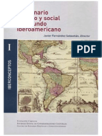 Diccionario Politico y Social Del Mundo Iberoamericano 1750 1850