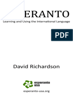 Esperanto Learning and Using The International Language - David Richardson