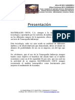 Presentación PRESENTACIÓN DE SERVICIOS PARA APLICACIONES DE TERMOGRAFÍA INFRARROJA MATERIALES OSUN