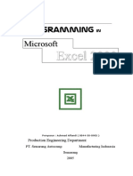 120387599 Programming Excel