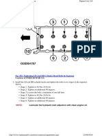 Fig. 452: Tightening LH and RH Cylinder Head Bolts in Sequence