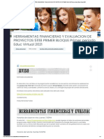 Curso_ Herramientas Financieras y Evaluacion de Proyectos 51118 Primer Bloque Primer Periodo Educ Virtual 2021