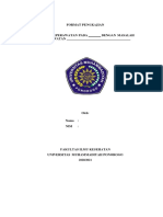 Format Asuhan Keperawatan Dan Panduan Pengisian