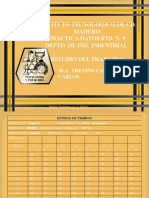 Estudio de tiempos y movimientos para la fabricación de una armadura de juguete