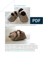 DIY Leather Baby Shoes With Free Pattern