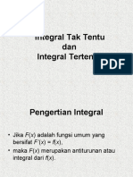 Integral Tak Tentu Dan Tertentu I