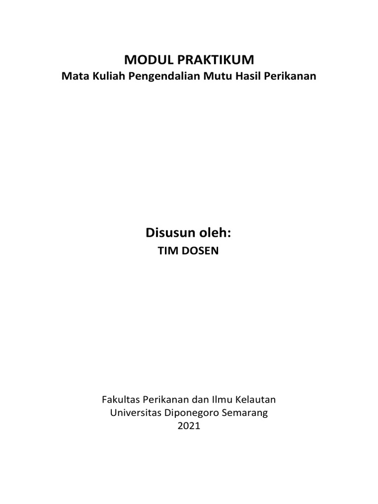 Modul Praktikum Sampling Keberterimaan | PDF