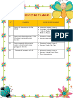 4 Comisiones de Trabajo